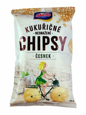 RACIO Chipsy česnek 80 g