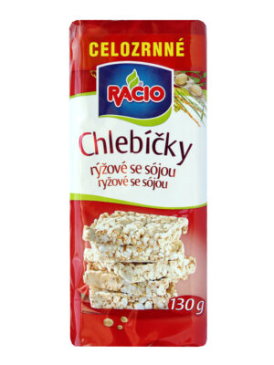 RACIO chlebíčky rýžové se sójou 130 g